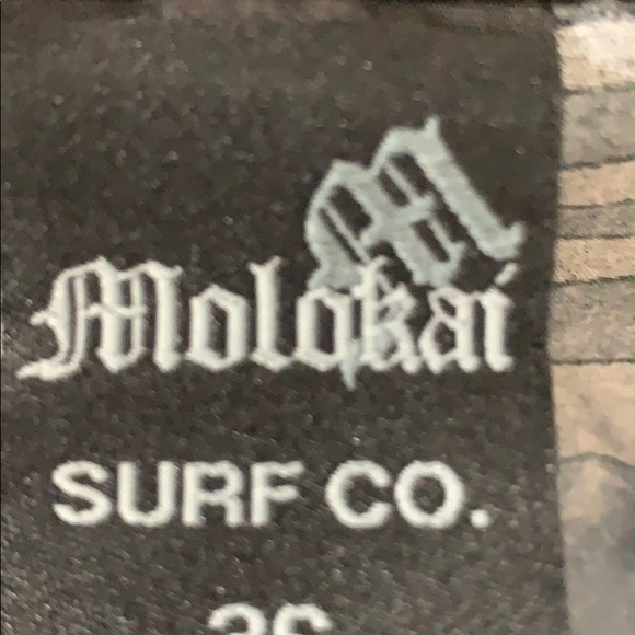 Molokai men’s swim trunks size 36. Black/grey - Picture 6 of 6